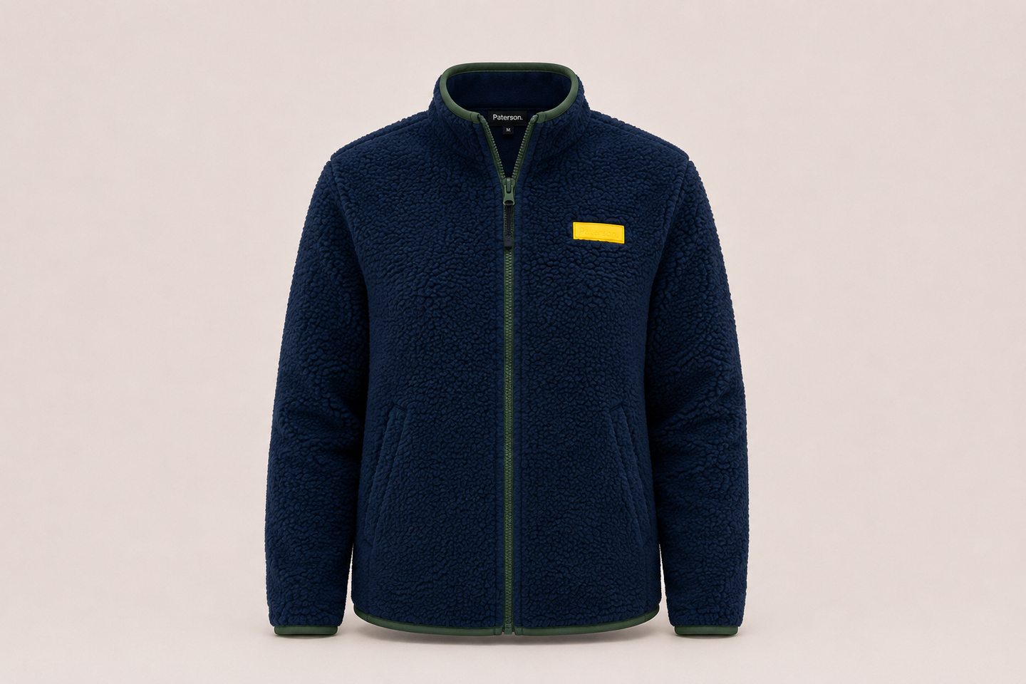 Felpa con zip da donna in tessuto Teddy - PATW10