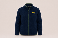 Felpa con zip da donna in tessuto Teddy - PATW10