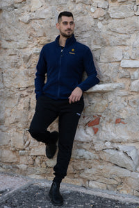 Maglia con zip da uomo in tessuto pile - PATM11