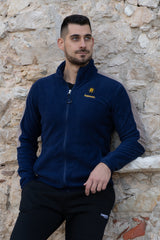 Maglia con zip da uomo in tessuto pile - PATM11