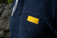 Felpa con zip e cappuccio da uomo in tessuto Teddy - PATM13