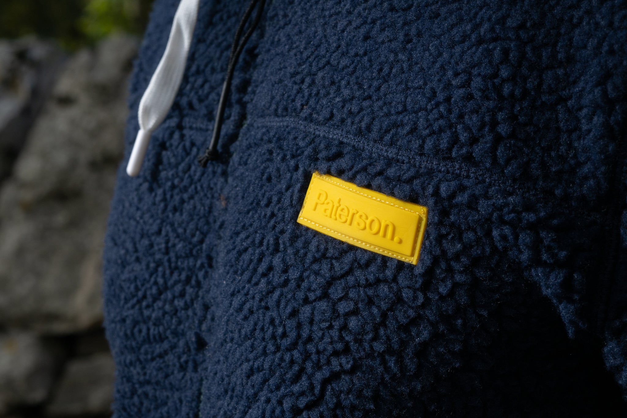 Felpa con zip e cappuccio da uomo in tessuto Teddy - PATM13