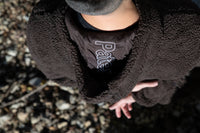 Felpa con zip e cappuccio da uomo in tessuto Teddy - PATM13