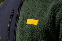 Felpa con zip da uomo in tessuto Teddy - PATM15