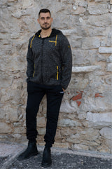 Felpa con cappuccio e zip da uomo - PATM17