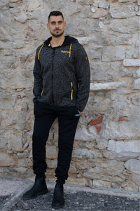 Felpa con cappuccio e zip da uomo - PATM17