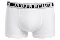 Boxer Uomo Bianco Scuola Nautica Italiana SNI868 - 3pezzi