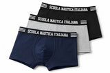 Boxer uomo Scuola Nautica Italiana SNI868 - 3pezzi