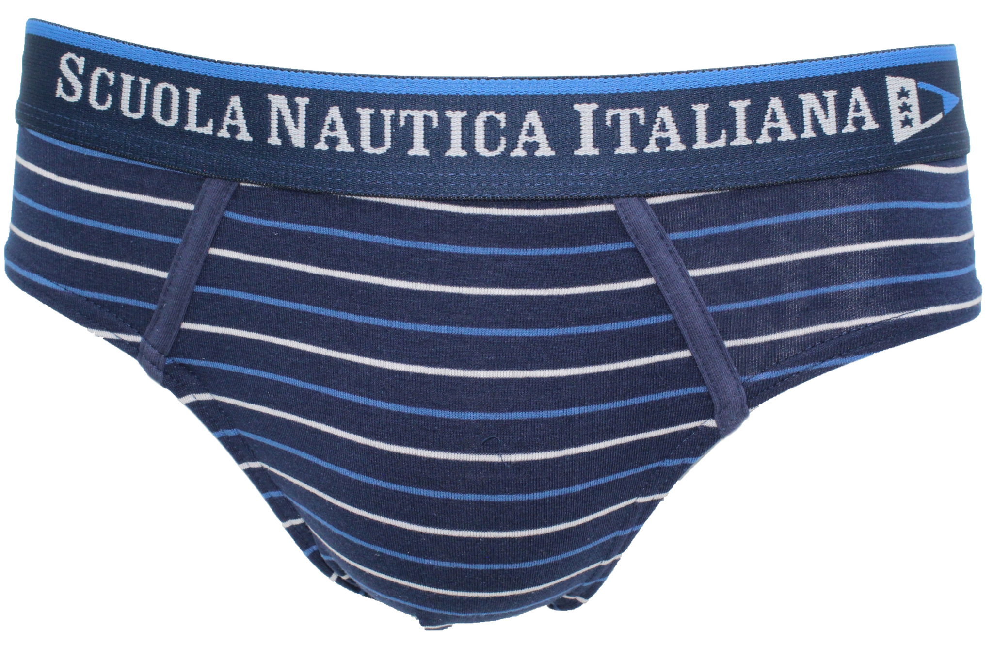 Gli slip uomo in cotone di Scuola Nautica Italiana sono disponibili in una varietà di fantasie e colori, tra cui il classico slip americano, il sexy slip uomo e il contrasto di strisce tricolore: blu scuro, azzurro e bianco, rosso, nero e grigio, verde, grigio e nero. Indipendentemente dal tuo stile, troverai sicuramente il miglior intimo uomo per te.