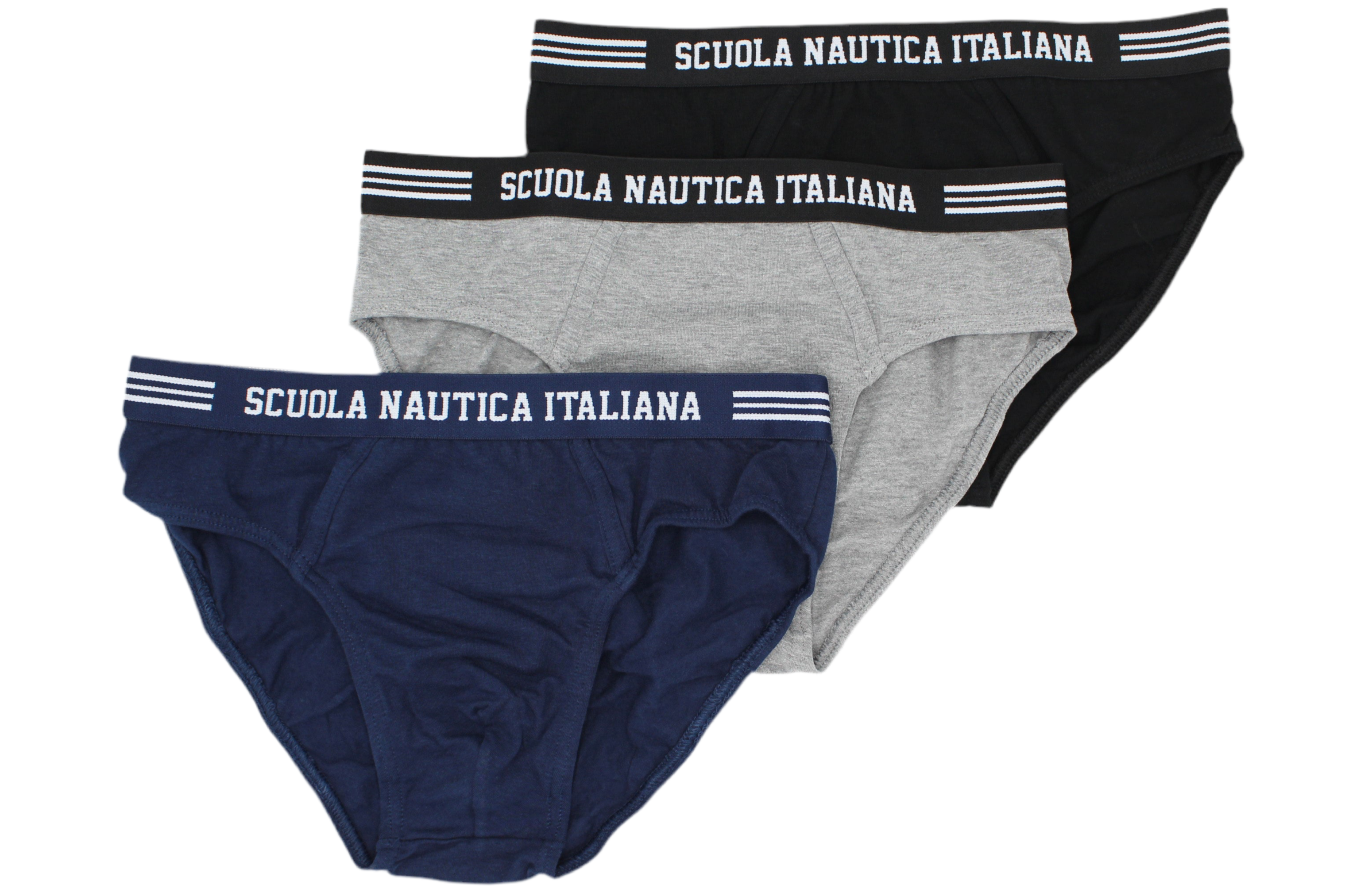 Migliore Slip uomo in pizzo a righe firmati Suola Nautica Italiana mutande uomo cotone fila elasticizzato e moderno regalo simpatico 3 pezzi