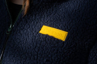 Felpa con zip da donna in tessuto Teddy - PATW10