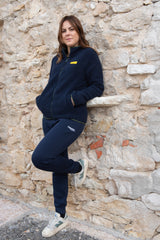 Felpa con zip da donna in tessuto Teddy - PATW10