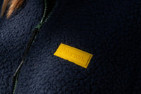 Felpa con zip e cappuccio da donna in tessuto Teddy - PATW11