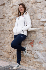 Felpa con zip e cappuccio da donna in tessuto Sherpa - PATW36