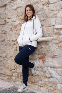 Felpa con zip e cappuccio da donna in tessuto Sherpa - PATW36